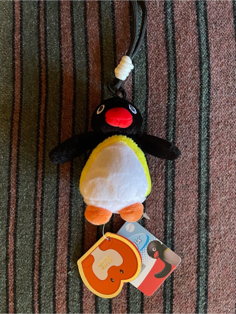 Pingu Plush Penguin Keychain